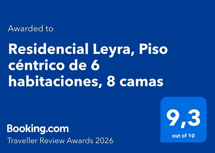 Residencial Leyra, Piso Centrico De 6 Habitaciones, 8 Camas